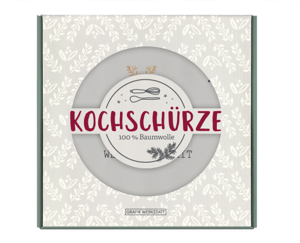 Kochschürze "Fröhliche Weihnachtszeit"